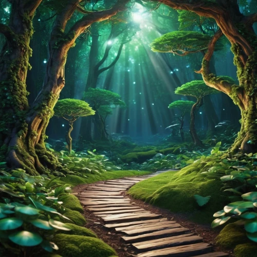 forest path,cartoon video game background,fairy forest,wooden path,forest background,elven forest,aaa,green forest,enchanted forest,forest road,tree top path,the mystical path,fairytale forest,forest of dreams,pathway,forest glade,forest landscape,forest floor,tree lined path,holy forest,Photography,General,Realistic