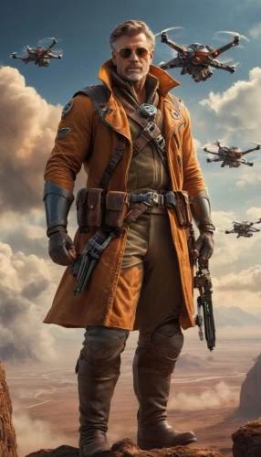 glider pilot,solo,mad max,mercenary,star-lord peter jason quill,cg artwork,lando,pubg mascot,the sandpiper general,bomber,the wanderer,fallout4,drone operator,nomad,game art,botargo,drone pilot,cargo,concept art,renegade,Photography,General,Cinematic