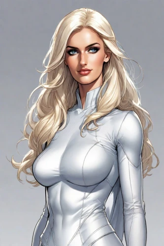 head woman,silver,silver surfer,whitey,sprint woman,comic character,super heroine,ronda,white clothing,samara,fantasy woman,blonde woman,white bird,female doctor,andromeda,sci fiction illustration,silvery,marylyn monroe - female,lena,catarina,Digital Art,Comic