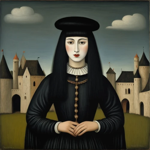 gothic portrait,portrait of christi,gothic woman,portrait of a woman,woman with ice-cream,breton,woman holding pie,portrait of a girl,goth woman,praying woman,girl with bread-and-butter,tudor,the magdalene,saint coloman,maria laach,woman sitting,joan of arc,mona lisa,girl in a historic way,the mona lisa,Art,Artistic Painting,Artistic Painting 02