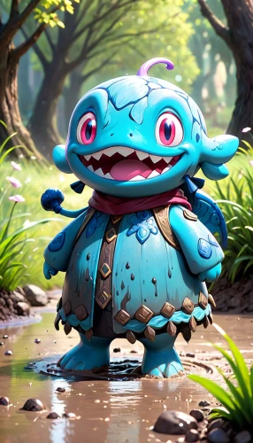 stitch,cuthulu,water frog,bulbasaur,frog background,yo-kai,frog figure,cachupa,nimphaea,river cooter,water turtle,running frog,surface lure,water creature,ori-pei,little crocodile,pond frog,frog king,giant frog,lilo,Anime,Anime,Cartoon