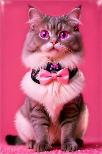 pink cat,the pink panter,pink bow,cat kawaii,doll cat,magenta,pink vector,pink background,cat warrior,cat vector,cat toy,kawaii patches,laser pointer,cat image,bowtie,pink tie,bright pink,cartoon cat,feline look,cute cat,Conceptual Art,Sci-Fi,Sci-Fi 09