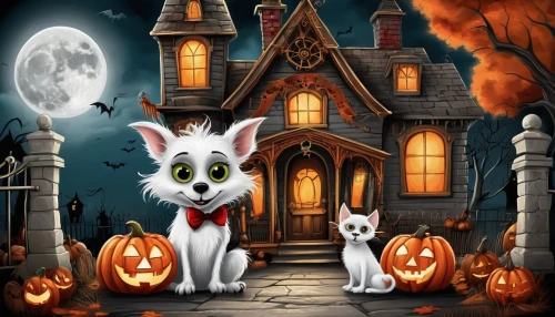 halloween background,halloween cat,halloween poster,halloween illustration,halloween scene,halloween wallpaper,halloween vector character,halloween ghosts,halloween owls,houses clipart,halloween frame,the haunted house,trick-or-treat,hallloween,haunted house,halloween and horror,halloween travel trailer,trick or treat,halloween border,haloween,Illustration,Realistic Fantasy,Realistic Fantasy 13