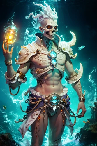 sea god,poseidon,poseidon god face,god of the sea,merman,merfolk,sea man,mergus,sea devil,divemaster,triton,grog,aquanaut,el mar,skeleltt,tiber riven,leeuwarder current,shaman,dane axe,fish-surgeon,Illustration,Realistic Fantasy,Realistic Fantasy 19