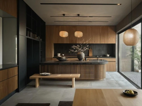 modern kitchen interior,modern kitchen,kitchen design,modern minimalist kitchen,kitchen interior,dark cabinetry,dark cabinets,kitchen,tile kitchen,modern decor,interior modern design,modern room,contemporary decor,the kitchen,big kitchen,japanese-style room,kitchen counter,modern minimalist bathroom,mid century house,home interior