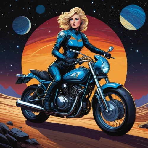 sci fiction illustration,motorcycle,motorbike,harley,motorcycles,motorcycle racer,motorcycling,birds of prey-night,motorcyclist,andromeda,motorcycle helmet,harley-davidson,bike pop art,black motorcycle,motorcycle drag racing,motorella,harley davidson,biker,motorcycle tour,horoscope libra,Illustration,Realistic Fantasy,Realistic Fantasy 25