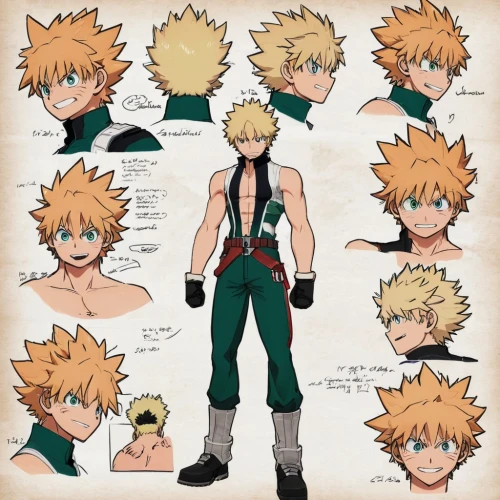 my hero academia,male character,naruto,tangelo,main character,baby cloud,concept art,male poses for drawing,boruto,fighting poses,anime boy,takikomi gohan,cloud,golden haired,comic character,martial arts uniform,a son,kid hero,sleeveless shirt,sun moon,Unique,Design,Character Design