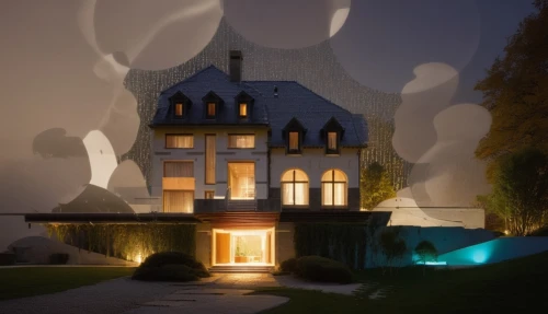 ghost castle,fairy tale castle,creepy house,witch's house,the haunted house,3d rendering,victorian house,haunted house,drawing with light,3d render,house silhouette,halloween scene,halloween background,witch house,haunted castle,panoramical,haunted cathedral,fairytale castle,halloween ghosts,render,Photography,General,Natural