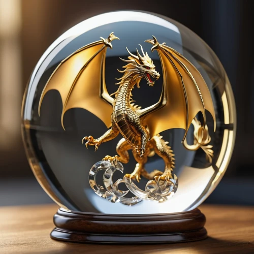 dragon design,dragon,lensball,golden dragon,painted dragon,green dragon,dragons,glass sphere,heraldic animal,black dragon,christmas ball ornament,heraldic shield,wyrm,crystal ball-photography,glass yard ornament,dragon of earth,heraldic,glass ornament,3d model,gryphon,Photography,General,Realistic