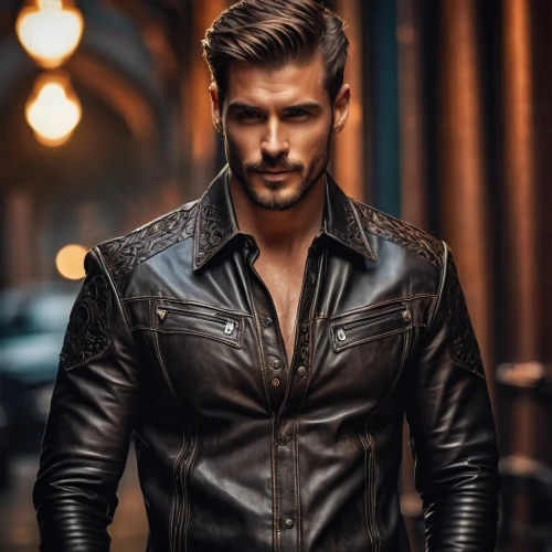 leather jacket,leather texture,male model,leather,lincoln blackwood,black leather,bolero jacket,biker,pompadour,men's wear,motorcyclist,black coat,artus,men clothes,alex andersee,man portraits,danila bagrov,valentin,lukas 2,handsome model,Photography,General,Fantasy