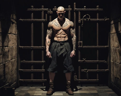 kickboxer,bane,shredded,bodybuilding,body building,hellboy,sphynx,body-building,peterbald,gallows,frankenstein,bodybuilder,pit,danila bagrov,muscular,wing chun,the morgue,veins,dungeon,fitness model,Unique,Pixel,Pixel 01