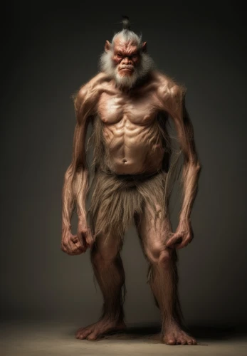 neanderthal,orc,cave man,ape,primitive person,primitive man,ogre,old human,muscle man,dwarf,hanuman,fractalius,barbarian,3d model,body building,scandia gnome,male elf,dwarf sundheim,gnome,male character,Conceptual Art,Fantasy,Fantasy 01