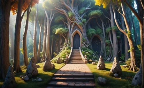 elven forest,druid grove,hall of the fallen,fantasy landscape,fantasy picture,pathway,cartoon forest,cartoon video game background,northrend,forest path,the forests,banana trees,garden of eden,tree grove,aaa,portal,the forest,the mystical path,holy forest,the trees,Photography,General,Fantasy