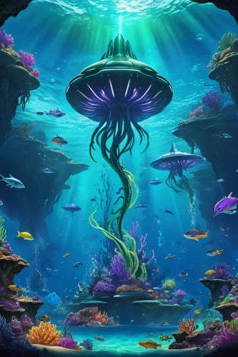 underwater background,mermaid background,under sea,underwater landscape,under the sea,aquarium,undersea,underwater world,underwater oasis,deep sea,underwater playground,acquarium,ocean underwater,ocean floor,the bottom of the sea,sea life underwater,aquarium decor,coral reef,ocean background,sea-life,Illustration,Realistic Fantasy,Realistic Fantasy 20