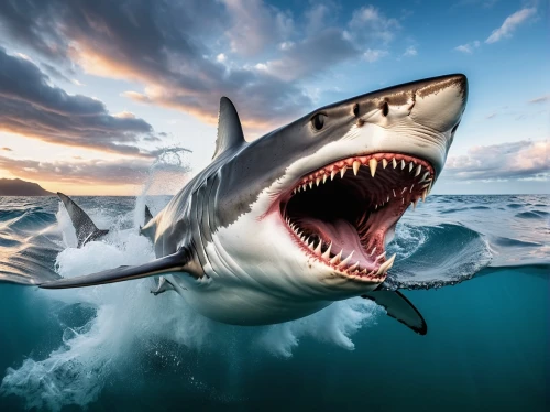 great white shark,jaws,tiger shark,sand tiger shark,bull shark,shark,requiem shark,sharks,hammerhead,dolphin teeth,cetacea,animal photography,sea animals,bronze hammerhead shark,marine reptile,sea animal,marine animal,predation,toothed whale,god of the sea,Photography,General,Realistic