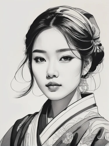 hanbok,geisha girl,geisha,mulan,oriental girl,digital painting,chinese art,oriental princess,japanese woman,world digital painting,girl drawing,asian woman,girl portrait,study,korean culture,korean,digital drawing,songpyeon,japanese art,digital art,Illustration,Paper based,Paper Based 02