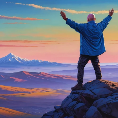summit,the spirit of the mountains,mountain sunrise,mountain top,mount hood,world digital painting,mountain fink,cotopaxi,mt hood,high-altitude mountain tour,chimborazo,old man of the mountain,top mountain,mitre peak,be mountain,peaks,background image,high mountains,at the top,digital painting,Illustration,Realistic Fantasy,Realistic Fantasy 06