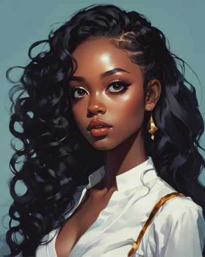 fantasy portrait,girl portrait,tiana,jasmine,digital painting,twists,moana,romantic portrait,jasmine blossom,study,african american woman,zodiac sign libra,young lady,mystical portrait of a girl,moody portrait,portrait of a girl,nigeria woman,african woman,maria bayo,gardenia,Conceptual Art,Fantasy,Fantasy 06