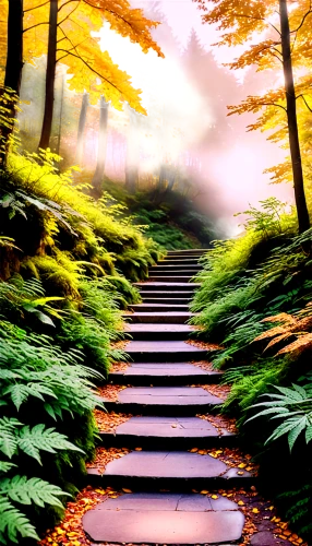 winding steps,stairway to heaven,the mystical path,forest path,hiking path,wooden path,tree top path,pathway,germany forest,autumn forest,fairytale forest,tree lined path,the path,the way of nature,forest of dreams,aaa,path,steps,nature landscape,autumn scenery,Illustration,Vector,Vector 18