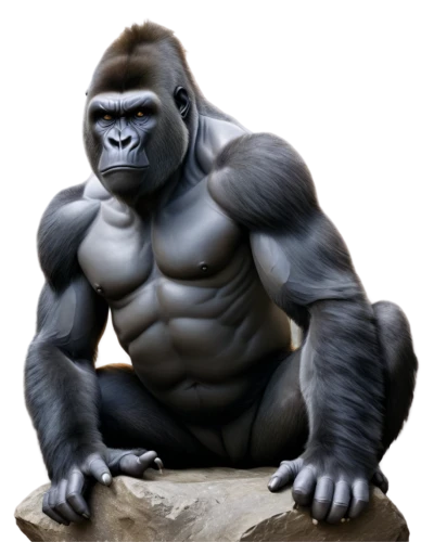 gorilla,ape,silverback,kong,king kong,gorilla soldier,great apes,the thinker,primate,chimp,cleanup,war monkey,png image,orang utan,the monkey,bodybuilding,orangutan,cougnou,schleich,body-building,Illustration,Paper based,Paper Based 18