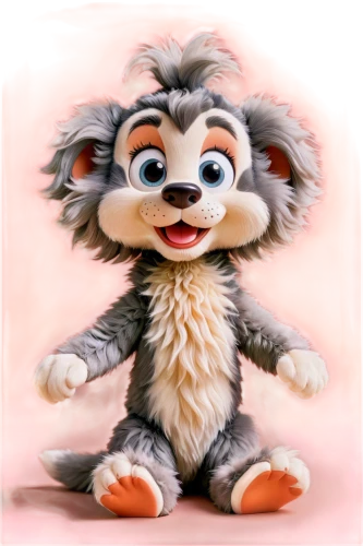 monchhichi,furta,lemur,madagascar,stuffed animal,schleich,tamarin,raccoon,plush figure,mascot,new world porcupine,raccoon dog,ring-tailed,furry,cub,opossum,soft toy,stuffed toy,virginia opossum,ferret,Unique,3D,Garage Kits