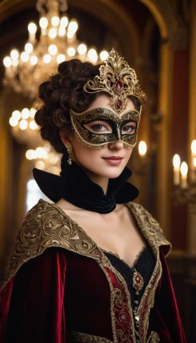 the carnival of venice,venetian mask,masquerade,miss circassian,victorian lady,masque,girl in a historic way,asian costume,golden mask,gold mask,with the mask,victorian style,victorian fashion,anonymous mask,queen of hearts,venetia,the victorian era,steampunk,the hat of the woman,masked,Art,Classical Oil Painting,Classical Oil Painting 28