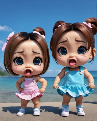 lilo,chibi children,chibi kids,funko,kawaii children,napali,luau,kewpie dolls,fashion dolls,kawaii people swimming,dolls,chibi,aloha,doll looking in mirror,guam,crying babies,doll's facial features,maui,doll figures,butterfly dolls