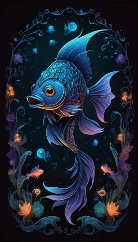 coelacanth,ornamental fish,deep sea fish,blue fish,koi fish,the zodiac sign pisces,koi pond,pisces,mermaid vectors,horoscope pisces,underwater fish,forest fish,fish in water,cichlid,koi,blue stripe fish,marine fish,beautiful fish,mergus,bony-fish,Illustration,Realistic Fantasy,Realistic Fantasy 02