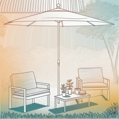 chair and umbrella,summer umbrella,patio furniture,garden furniture,outdoor table,gazebo,outdoor furniture,pop up gazebo,parasols,outdoor dining,cocktail umbrella,outdoor table and chairs,parasol,overhead umbrella,background vector,garden swing,patio heater,beach umbrella,alfresco,umbrella pattern,Design Sketch,Design Sketch,Outline