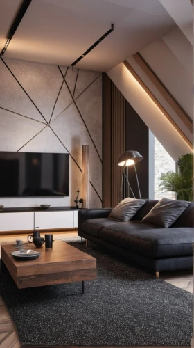 apartment lounge,modern decor,modern living room,contemporary decor,modern room,loft,interior modern design,livingroom,living room,interior design,living room modern tv,3d rendering,home cinema,home theater system,bonus room,interior decoration,penthouse apartment,modern style,home interior,search interior solutions,Photography,General,Realistic