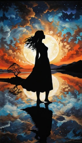 woman silhouette,silhouette art,silhouette dancer,art silhouette,dance silhouette,pilgrim,oil painting on canvas,little girl in wind,ballroom dance silhouette, silhouette,art painting,the silhouette,women silhouettes,silhouette,fantasy picture,oil painting,world digital painting,girl on the dune,glass painting,red cloud,Illustration,Black and White,Black and White 31
