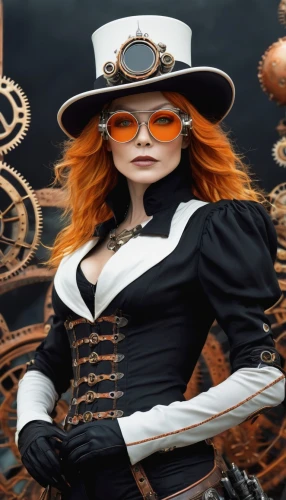 steampunk,steampunk gears,pirate,whitby goth weekend,nami,halloween witch,pirate treasure,leather hat,policewoman,victorian lady,cosplay image,lindsey stirling,sheriff,hatter,cowgirl,venetia,wild west,pilgrim,la catrina,hallia venezia,Art,Artistic Painting,Artistic Painting 38