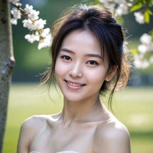 phuquy,songpyeon,hanbok,beautiful girl with flowers,korean,xuan lian,miss vietnam,rou jia mo,shuai jiao,vietnamese,vietnamese woman,a charming woman,asian woman,su yan,miyeok guk,tan chen chen,white blossom,choi kwang-do,siu mei,hong,Photography,General,Realistic