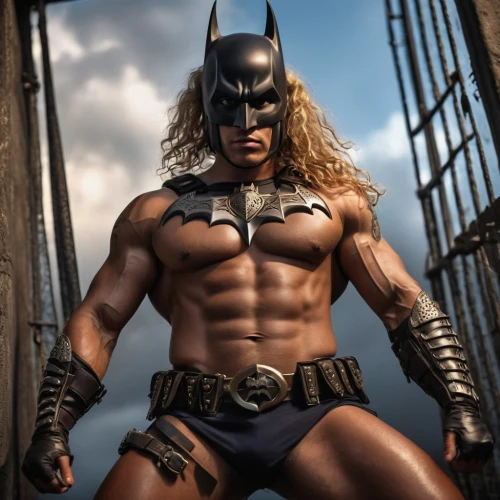 aquaman,god of thunder,barbarian,batman,ronda,super hero,greyskull,hercules winner,he-man,tarzan,bat,hercules,thor,muscle man,edge muscle,wonderwoman,superhero,hard woman,female warrior,cosplay image,Photography,General,Cinematic