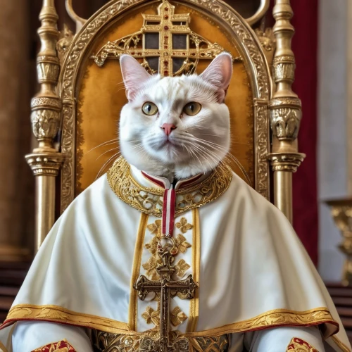 napoleon cat,pope,rompope,pope francis,metropolitan bishop,bishop,cat image,emperor,auxiliary bishop,nuncio,high priest,priest,cat european,catholicism,orthodoxy,cat,vestment,praise,the abbot of olib,priesthood,Photography,General,Realistic