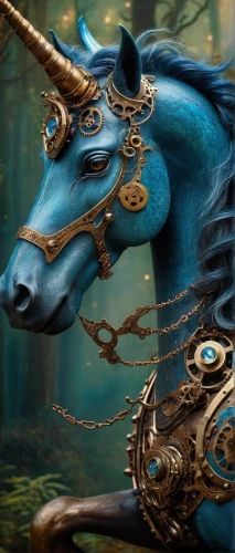 bronze horseman,alpha horse,weehl horse,the zodiac sign taurus,painted horse,carnival horse,carousel horse,sagittarius,dream horse,the zodiac sign pisces,fantasy art,blue elephant,equine,trioceros,tribal bull,golden unicorn,taurus,kutsch horse,forest dragon,capricorn,Illustration,Realistic Fantasy,Realistic Fantasy 13