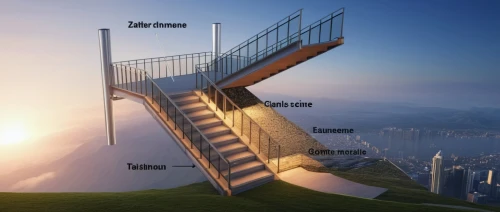 career ladder,the observation deck,observation deck,stairway to heaven,observation tower,sky space concept,winners stairs,heavenly ladder,moveable bridge,towards the top of man,modern architecture,futuristic architecture,sales funnel,ski jumping,stairway,outside staircase,ski jump,jacob's ladder,skyscapers,steel stairs,Photography,General,Realistic