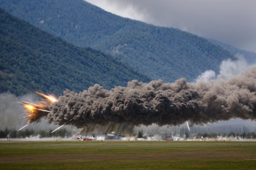 detonation,explosions,explosives,airshow,explosion destroy,explosion,air show,ground fire,explosive,artillery,fighter destruction,afterburner,war zone,aircraft take-off,exploding,reno airshow,air combat,bombard,bombing,explode