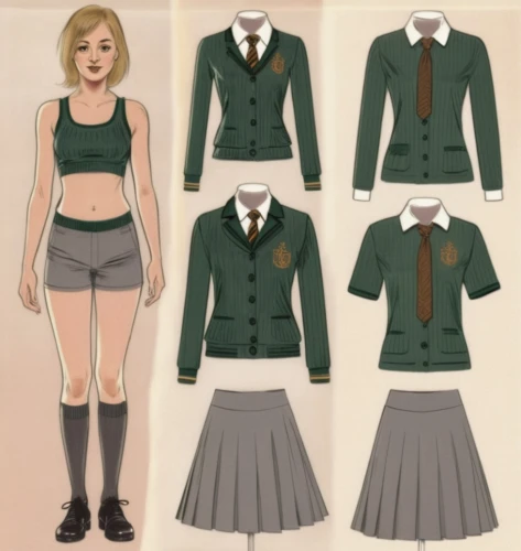 school uniform,uniforms,school clothes,a uniform,uniform,women's clothing,anime japanese clothing,bolero jacket,clover jackets,sewing pattern girls,military uniform,costume design,ladies clothes,martial arts uniform,fashionable clothes,fashion vector,nurse uniform,sports uniform,school skirt,clothing,Unique,Design,Character Design