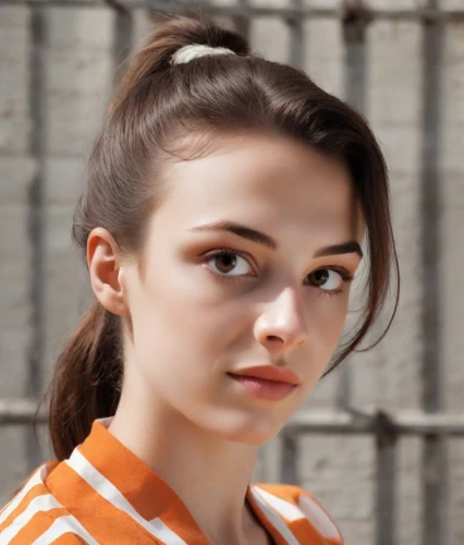 orange,daisy 2,daisy 1,teen,daisy,audrey,orange color,young woman,portrait of a girl,beautiful face,girl portrait,bun,beautiful young woman,sofia,daisy rose,pretty young woman,piper,hd,madeleine,portrait background,Photography,Natural