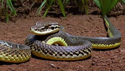 plains gartersnake,yellow python,african house snake,indian cobra,python family,common kingsnake,hognose snake,sharptail snake,glossy snake,carpet python,venomous snake,pointed snake,burmese python,rock python,western terrestrial garter snake,kingsnake,king cobra,grass snake,common garter snake,python