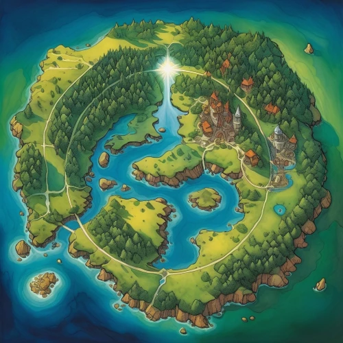 fairy world,fantasy world,rainbow world map,hobbiton,the island,artificial islands,island of fyn,island of juist,mushroom island,uninhabited island,flying island,archipelago,artificial island,dream world,map world,world 2nd clear lake,islands,monkey island,an island far away landscape,world map,Illustration,Realistic Fantasy,Realistic Fantasy 04