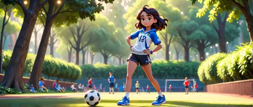 sports girl,soccer player,tennis player,girl and boy outdoor,track golf,golf player,female runner,girl in a long,animated cartoon,speed golf,child in park,symetra tour,tracer,golf course background,tennis,anime 3d,playing sports,soccer field,jogging,soccer kick,Anime,Anime,Cartoon