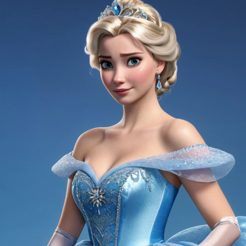 elsa,princess sofia,cinderella,princess anna,tiana,disney character,ball gown,rapunzel,the snow queen,fairy tale character,suit of the snow maiden,princess,bodice,a princess,white rose snow queen,ice princess,ice queen,female doll,princess' earring,frozen