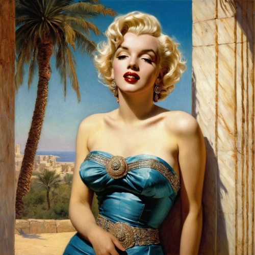 marylyn monroe - female,merilyn monroe,marilyn,mamie van doren,marylin monroe,pin-up girl,blonde woman,jane russell-female,retro pin up girl,pin-up model,retro woman,pin-up,pinup girl,pin up girl,retro women,femme fatale,pin ups,pin up,1950s,woman with ice-cream,Art,Classical Oil Painting,Classical Oil Painting 42