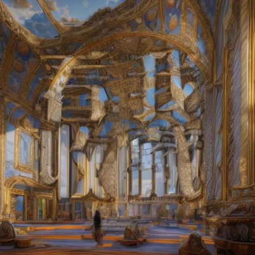 celsus library,mandelbulb,versailles,hall of the fallen,ornate room,marble palace,luxury decay,italy colosseum,ruin,empty interior,ruins,colosseum,castle of the corvin,byzantine architecture,theater curtain,the colosseum,abandoned place,interiors,fractal environment,interior design,Realistic,Foods,None