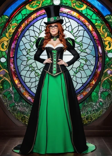 merida,princess anna,celtic queen,fairy tale character,disney character,tiana,miss circassian,tokyo disneyland,fairy peacock,celtic woman,disney rose,emerald,hoopskirt,fantasia,ariel,stained glass,wicked witch of the west,wicked,stained glass window,cinderella,Unique,Paper Cuts,Paper Cuts 08