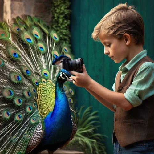 photographing children,peacock,fairy peacock,blue peacock,bird painting,blue parrot,male peacock,nature photographer,peafowl,bird photography,animal photography,body painting,nicobar pigeon,ornithology,bodypainting,world digital painting,3d fantasy,colorful birds,whimsical animals,exotic bird,Photography,General,Fantasy