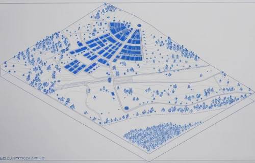 landscape plan,blueprint,escher village,isometric,blueprints,pyramids,orienteering,street plan,town planning,sheet drawing,demolition map,klaus rinke's time field,urbanization,formations,tent camp,fontana,urban design,cartography,aerial view umbrella,aerial landscape,Unique,Design,Blueprint