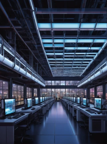 data center,computer room,the server room,trading floor,office automation,control center,modern office,computer store,fluorescent lamp,industrial security,computer networking,offices,factory hall,computer cluster,industry 4,factories,industrial hall,copyspace,electrical network,computer business,Illustration,Vector,Vector 03